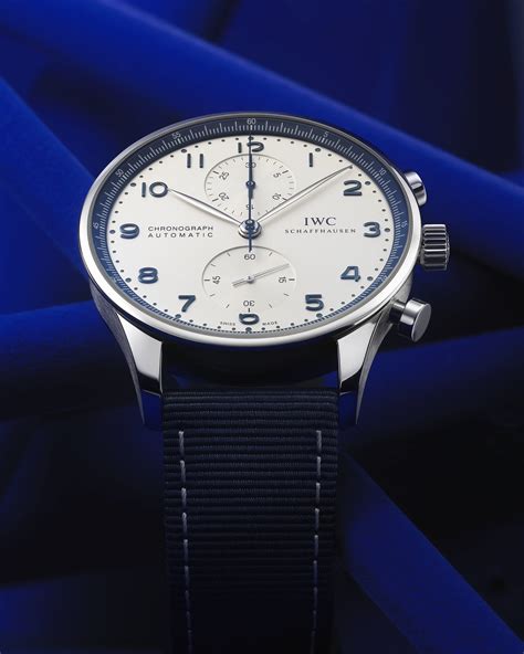 iwc schaffhausen blue